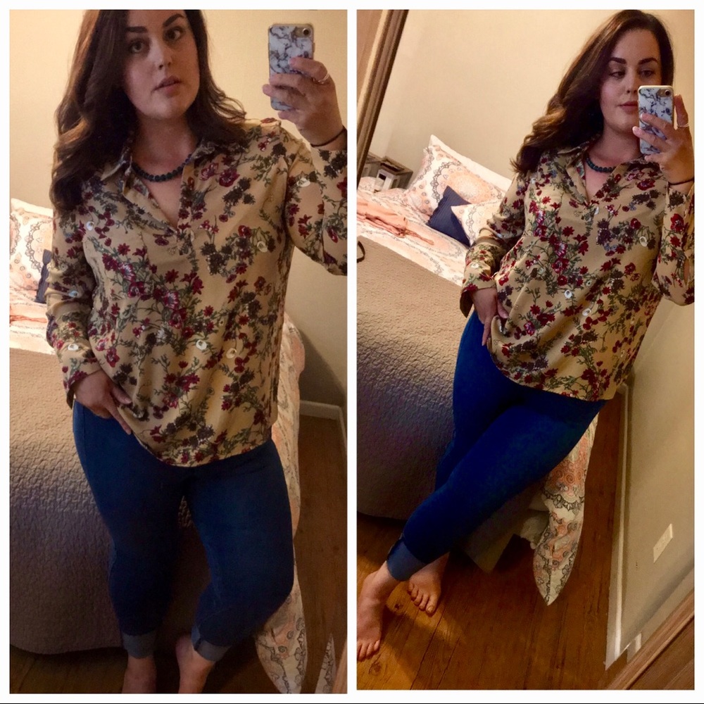 Floral Blouse 🥀